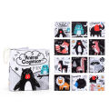 Baby Soft Clothes Book Black and White High Contrast Visual Stimulation Book Toddler Early Learning Educational Book Sensory Toy. 