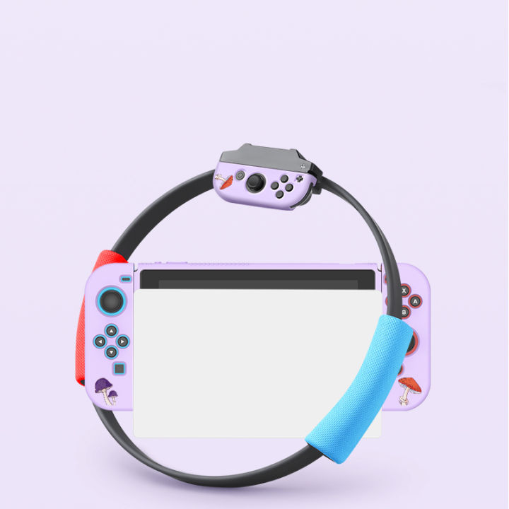 Round%20Mushroom%20Protective%20Case%20for%20Switch%20Oled,%20Soft%20TPU%20Slim%20Cover%20for%20Nintendo%20Switch%20Console,NS%20Game%20Accessorie%20-%20Image%204