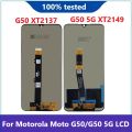 New IPS For 6.5'' Motorola G50 LCD XT2137 Display Touch Screen Assembly For Motorola G50 5G LCD xt2149 Display  With frame. 