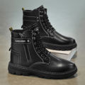 Men's British casual boots four season new soft-sole anti-slip high-top boots fashion youth outdoor comfort sports tooling boots. 