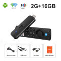 Mortal Android 14 TV Stick Full HD 4K 1080P WiFi 6 Voice NETFLIX Youtube Q8 BT5 24Fps Wireless Video Decode Media Player.