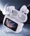 wireless earbuds Bluetooth airpods LCD full colour smart display  Touch screen earpods pro. 