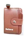 Genuine Leather Wallet for men- Stylish leather Wallet 9 Card holder Pockets 2 CASH AND KEY POCKETS Leather Decent Smart and Long lasting Brown. 
