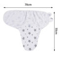 Baby Blanket Hat Set Cartoon Printed Cotton Newborn Swaddle Adjustable Infant Blankets Wraps Applicable All Seasons 0-6 Months. 