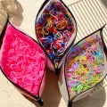 500Pcs/Set Girls Colourful Elastic Disposable Soft Rubber Band Hair Tie Headband Children Ponytail Holder Bands Kids Accessories. 