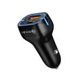 Ronin R-345 Car Charger - QC & PD Efficient Capacity - Quick Charger - 20Watt Fast Car Charger - Dual Ports - Compatible With All Devices - Multi-circuit protection and overcharge protection. 