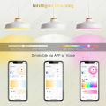 ZigBee GU10 WiFi Smart LED Light Bulbs RGB W+C 5W Dimmable Lamps App Control Spot Light Bulb Works With Alexa  Alice Hub. 