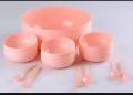 19 PCS of Custard Set Pure Plastic Nice and Beautiful Colour. 