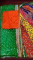 beautiful mehndi lehenga three piece for wedding (lehenga + choli + dupatta). 