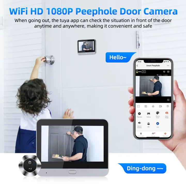 Hollarm%20Tuya%20WiFi%20Door%20Peephole%20Camera%20Smart%20Radar%20Digital%20Door%20Camera%20Smart%20Life%20Motion%20Detect%20Video%20Intercom%20For%20Home%20Security%20-%20Image%204