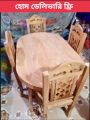 Daining table with 4 chair mehgony wodden.