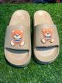 30 code Teddy Bear Design Slippers For Women. 