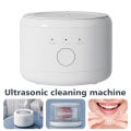 Portable Electric Vibration Cleaner Dental Braces Cleaning Machine Multi-function Cleaner For Jewelry Dentures Retainer.