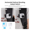 Backpack Clip Holder For Insta360 Go Ultra Quick Release Anti-shake Clip Magnetic Selfie Stick Holder Sports Camera Accessories. 