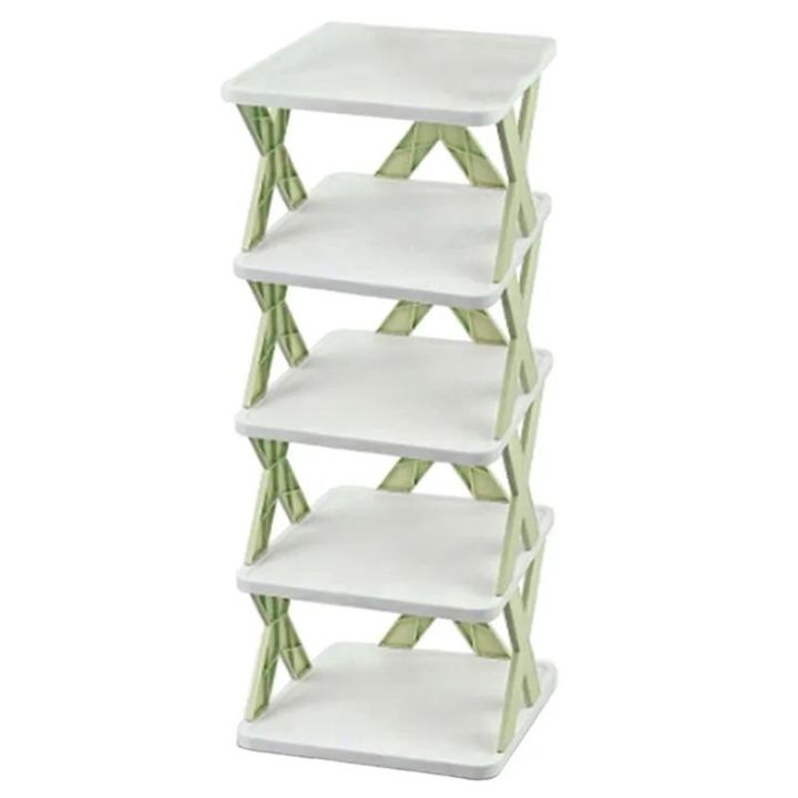 New%20Shoe%20Rack%205%20Layers-New%20Multi-functional%20Household%20Foldable%20Shoe%20Cabinet/%20Portable%20Plastic%20Shoe%20Shelf%20-%20Image%205