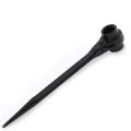 Ratchet Podger Spanner Wrench Quick Release Podger Bar Black Double Ended Socket Ratcheting Podger Scaffold Spud Wrench.