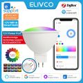 MR16 Smart Bulb WiFi RGB+CW 5W 12V LED Dimmable Lamps EWelink APP Control Light Bulb Work With Alexa Google Home Smartthings.