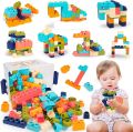 Soft Building Blocks for Toddlers 1-3 3-5 Educational Sensory Block Set Stacking Toys for 1+ 2 3 4 5 Year Olds Baby Preschool Learning Toys Age 2-4 Easter Toys Birthday Gifts for Kids Boys Girls. 