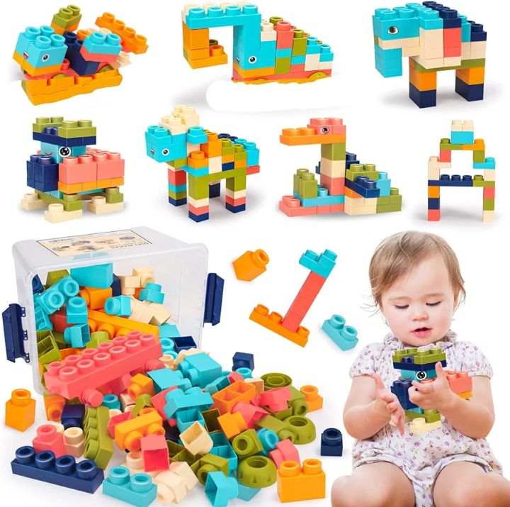 Soft Building Blocks for Toddlers 1-3 3-5 Educational Sensory