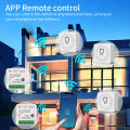 16A Tuya WiFi Smart Switch Circuit Breaker Switch Support Smart Life App Compatible with Alexa and . 