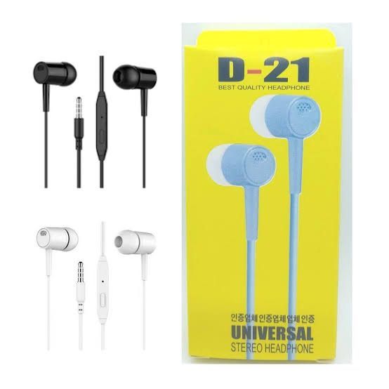 D21 Universal 3.5mm In-ear Wired Earphone