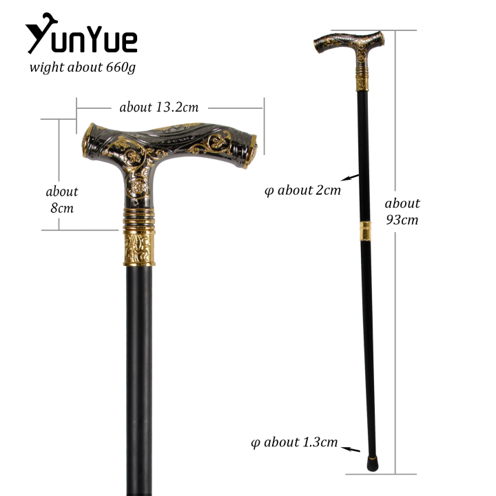 Black%20Gold%20Bears%20Metals%20Carving%20Walking%20Cane%20Gentleman%20Collections%20Fashion%20Elegant%20Walking%20Stick%20Cosplay%20Film%20Props%20Party%20Cane%20-%20Image%202