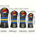 Fashionable Golf Club Head Cover, Made of Dust-Proof and Durable Materials, Provide the Best Protection for Golf Clubs.