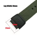 18mm Nylon Watch Strap for Casio for G-SHOCK W800H Black Green Bracelet SGW400 F91W F84 F105/108/A158/168 AE1200/1300 Men Bands. 