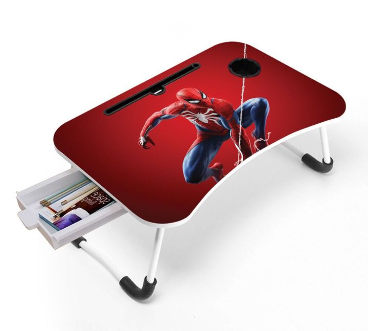Waterproof Foldable Laptop Table And Kids Reading Table With Drawer - Functional And Waterproof Foldable Table For Various Purposes