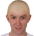 Thick Bald Skin Head Hairless Fake Skull Fancy Dress Costume Cosplay Hat For Men Ladies Halloween Party. 
