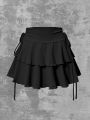 2025 New Solid Color Skirt Women Summer Fashion Outdoor Versatile High Waist Slim Fit Elastic Waist Short Skirt Goods In Stock. 