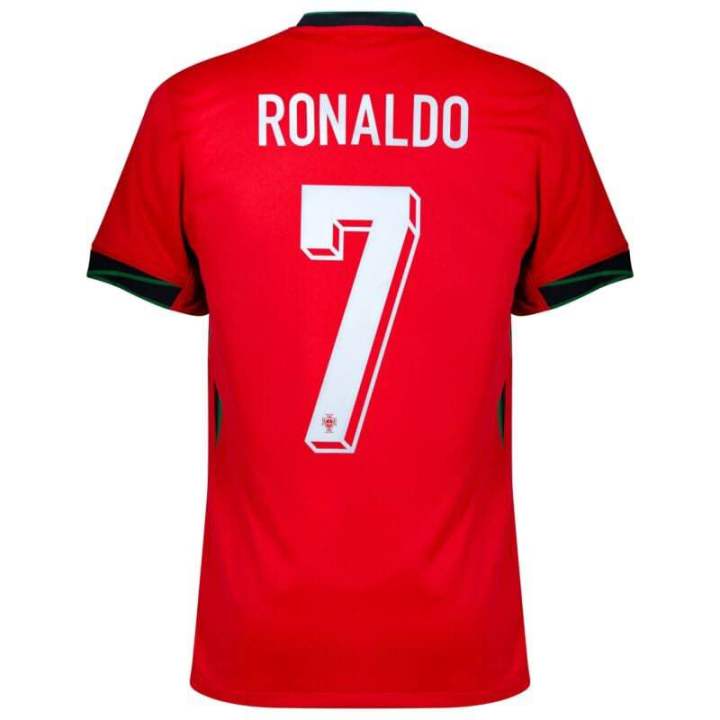Ronaldo 7 shirt Portugal home kit, Football kits Portugal Euro shirt, Ronaldo 7 kit, Portugal football shirt