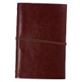 Cute Diary Notepad Sketch Book, Leaf Embossed and Retro Pendants Book, PU Synthetic Leather Journal Notebook.