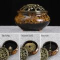 Creative Home Spiral Aromatherapy Cigarette Holder, Used as a Decorative Cool Wood Burner for Indoor Incense Holders.