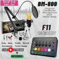 OriginaI BM800 High Quality Condenser Microphone with Live Sound Card - Full Set. 