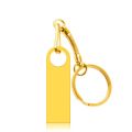 Golden 8GB U Disk USB2.0 Creative Metal USB Flash Drive USB Flash Drive High Speed Disk Mobile Hard Disk. 