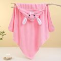 Children's Coral Fleece Bath Towel, Multi-Purpose Large Bath Towel, Newborn Baby Wrap, Beach Towel, Baby Hooded Bath Towel, Bath Towel for Older Children, Swimming, Soft Quick-Drying Towel, Suitable for Both Boys and Girls.