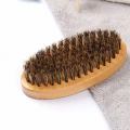 Beard Brush for Men Long Beard Grooming and Shaping, Boar Bristle Beard Comb Natural Bamboo Facial Pocket Brush for Mustache. 