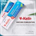 Y-Kelin Dental Denture Adhesive Cream Strong Hold Denture Glue.
