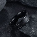 Seakissky Classic Fashion Stainless Steel Roman Digital Men Women Ring Cool Punk High Quality Waterproof Jewelry for Party . 