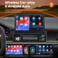 1Din 7" Auto Retractable Screen Car Multimedia Video Player Wireless CarPlay Android Auto Mirror link Built in AUX DAB Autoradio.