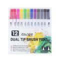 Keepsmiling Dual Tip 12 pcs Brush Pen Art Marker : Keep Smiling.