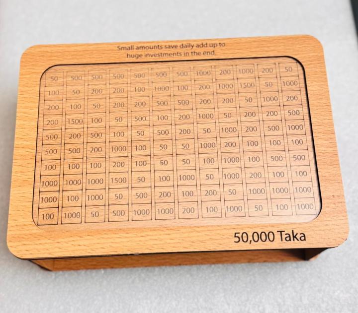 50000 taka money saving box, bank with Tracking number