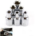 6Pcs 1/4" Ratchet Socket Set Torque wrench Torx Star Female Socket Adapter E Socket Driver Joint Hand Tools E4 E5 E6 E7 E8 E10. 