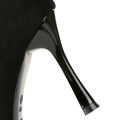 Autumn Simple Elegant 10cm 7cm High Heels Stiletto Womens Shoes Pointed Black Etiquette Professional Single Shoes Wedding Shoes. 