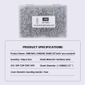 3mm Nail Sanding Bands-80/120/180/240 Grit Mini Nail Drill Bit Electric Nail File Accessory Polishing Manicure Tool 50/100pcs. 