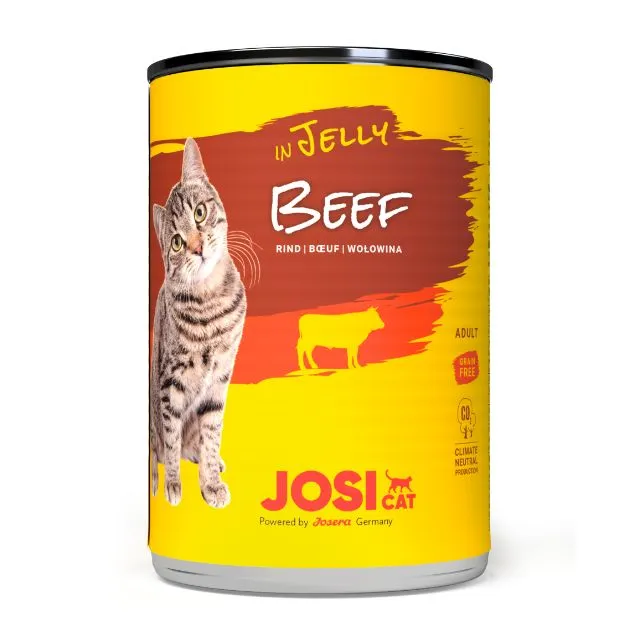 JOSI CAT Beef in Jelly For Adult Cats 400g