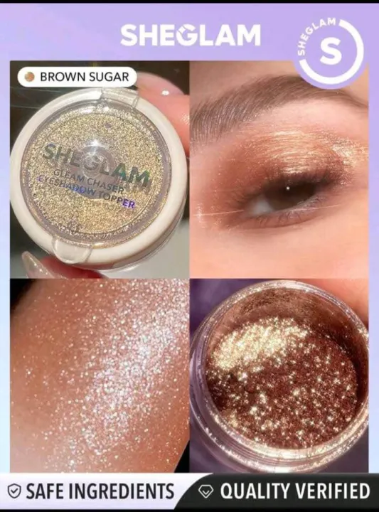 SHEGLAM%20Gleam%20Chaser%20Eyeshadow%20Topper-Brown%20Sugar%205%20Colors%20Glitter%20Eyeshadow%20Powder%20Shimmer%20Finish%20Blendable%20Smooth%20Shiny%20Eyeshadow%20-%20Image%205