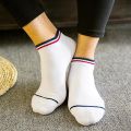 3 Pairs Of Nylon & Cotton Ankle Socks - Cycle Random Colors.