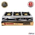 3 Burner Stainless Steel Gas Cooker / 2 burner Gas stove 1 year warranty. 